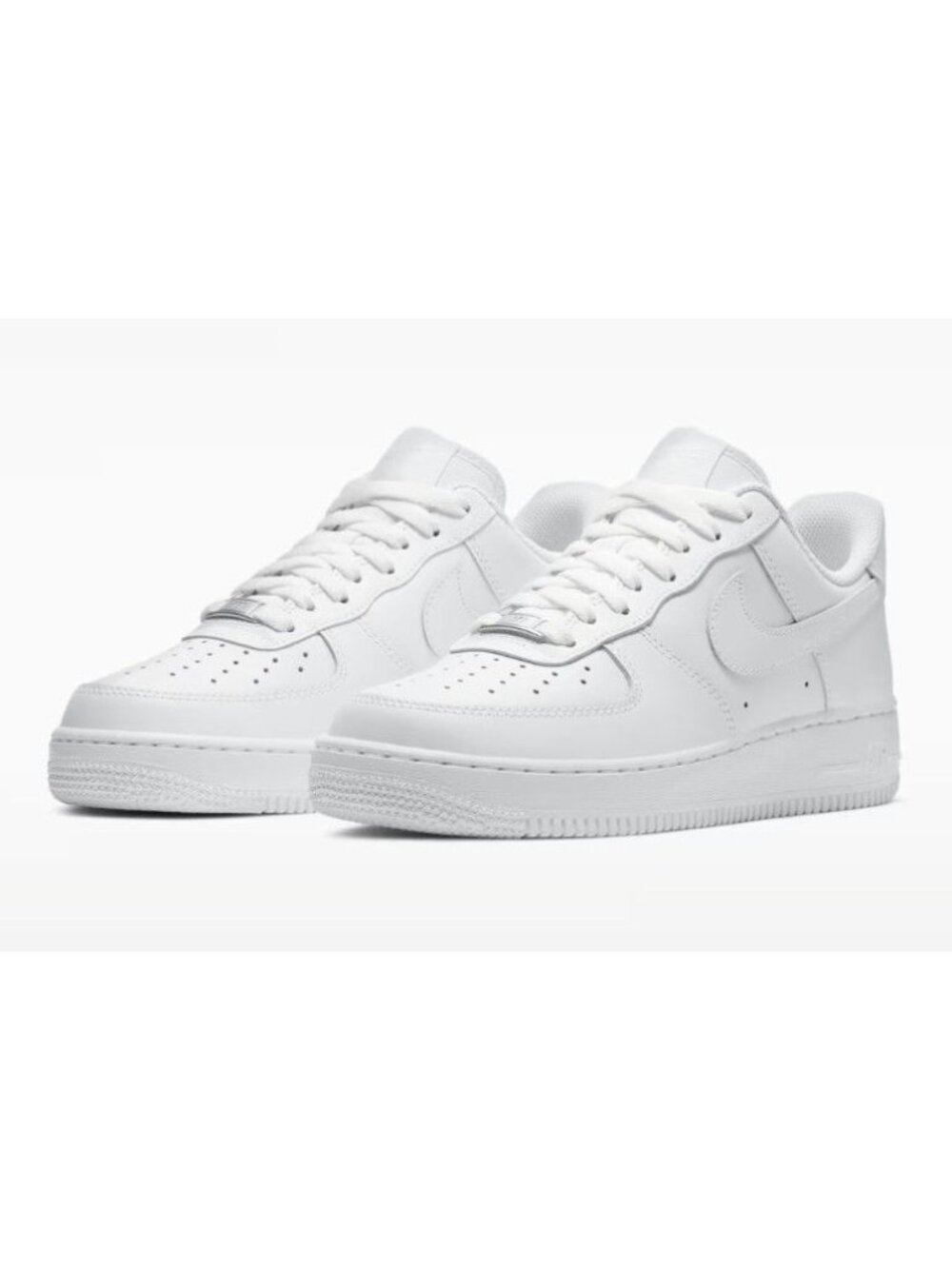 NIB Nike Air Force 1 '07 All White Sneakers Women's US 10 EU 40